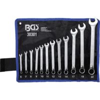 Nom: BGS Jeu de clés mixtes à œillet coudé SW 6 - 22 mm 12 pièces - 30301