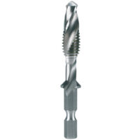 Foret taraudeur métrique, queue hexagonale "long" M 5 HSS