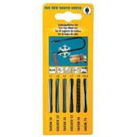 PUK Assortiment de lames de scie à chantourner 24 pièces, compatible avec les scies à main - 593970