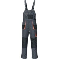 Salopette homme haute visibilité taille 60 – Matériau durable et résistant – 10 poches dont une pour outils – Ajustement facile – Terratrendjob