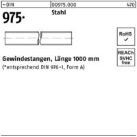 Gewindestange DIN 975 M6x 1000mm Stahl 1 Stück