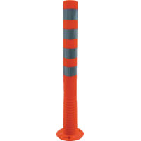 Poteau signalisation 1000mm, Ø 80mm, orange