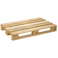 Palette de piscine 1200x800x144mm – Capacité 1000kg – 3 semelles en bois naturel – PA8001
