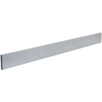 FP – Règle de dressage et de lissage aluminium 1500 mm – Profilé 100 x 18 mm avec montant central et capuchons de fermeture – Épaisseur 1,2 mm