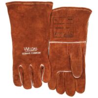 WELDAS Gants de soudeur taille L (9) marron 5 paires ( 4702005004 )
