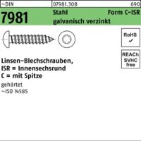 DIN 7981/ISO 14585 m.Innensechsrund