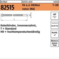 Kabelbinder R 82515 innenverz. 3,5x150/35 PA4.6 HR/N46 NA 100St HELLERMANNTYTON