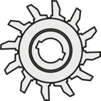 Ersatzteil ISO DVF 3468 Bruttogewicht 0,6g PRAMET