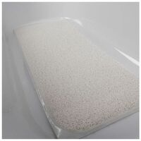 Tapis de bain antidérapant Antigua - Blanc