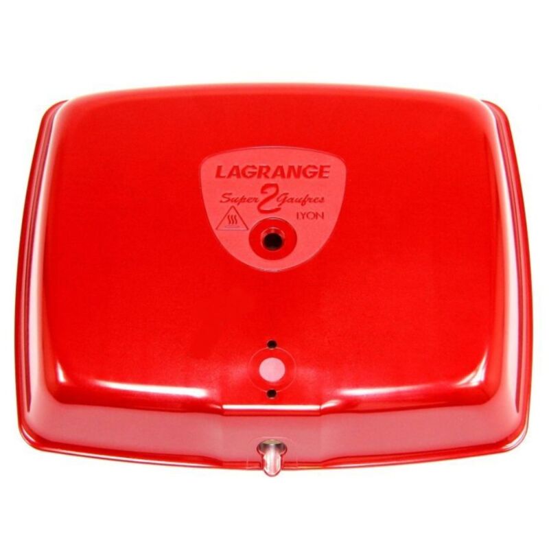 Capot rouge pour Gaufrier LAGRANGE C010351