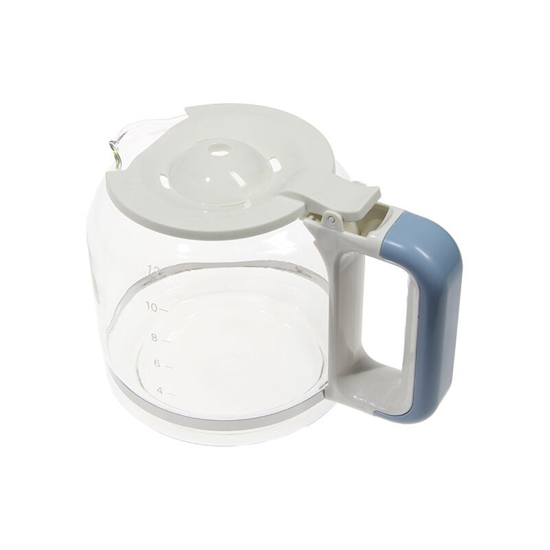 Verseuse Vintage En Verre Ariete 1342 Avec Poignée Beige - Pièce D'Origine Pour Cafetière