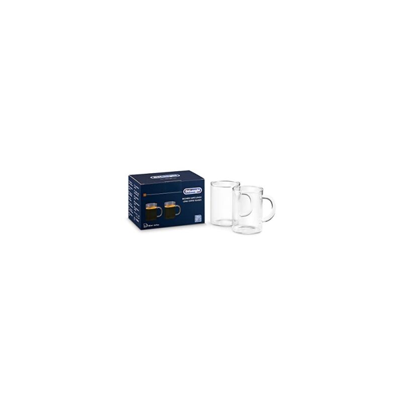 DE'LONGHI DLSC320 ENSEMBLE DE VERRES À CAFÉ LONG AMÉRICAIN, TASSE