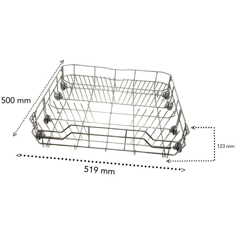 PANIER INFERIEUR POUR LAVE VAISSELLE BRANDT AS0061638