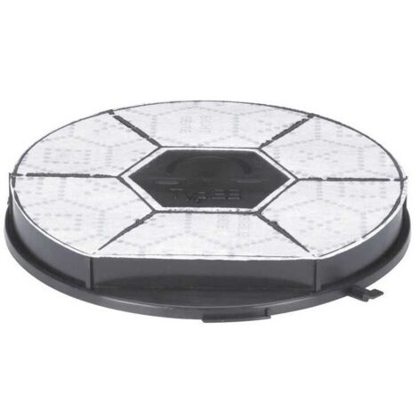 Filtre charbon rond type 28 CHF28/1 (à l'unité) 240X34 mm