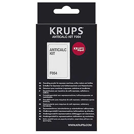 Détartrant pour cafetière – Lot de 2 sachets de 40g – Compatible avec KRUPS, SEB, MOULINEX, ROWENTA, TEFAL – Performance optimale - F054001B