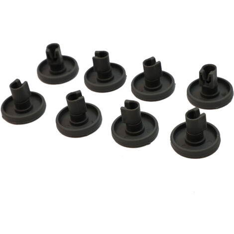 Lot de 8 roulettes panier inférieur (50286965004) Lave-vaisselle ZANUSSI, AEG, ELECTROLUX, IKEA, FAURE, ZANKER, IKEA ELECTROLUX, PROGRESS, ARTHUR MARTIN ELECTROLUX, NEW WORLD, LEONARD, JUNO, REX, ARTH
