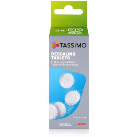 Détartrant Tassimo tcz6004 pour cafetière à dosettes – Compatible avec modèles Bosch – Élimine le calcaire efficacement – 12,1 cm de hauteur