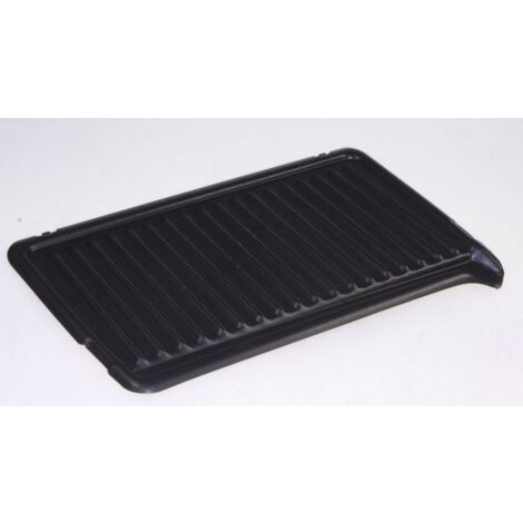 Tefal – Plaque pour grill compatible Minute Grill – Surface de cuisson efficace – Référence TS-01034570 – Couleur noire