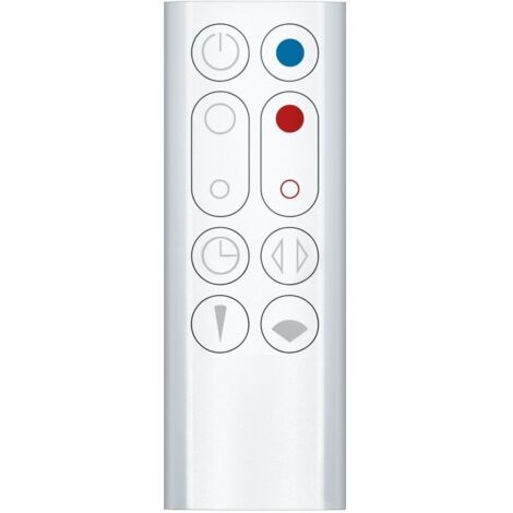 Télécommande blanche pour purificateur d'air – Surface d'action 50m² – Puissance sonore 20dB – Accessoire compatible Dyson