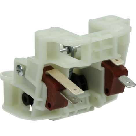 SOS Accessoire Fermeture de porte pour Lave-vaisselle - 697690208 SMEG, BAUKNECHT, WHIRLPOOL, ESSENTIEL, ESSENTIEL B, IKEA WHIRLPOOL, TEKA, GORENJE, IGNIS, INDESIT (1/2)
