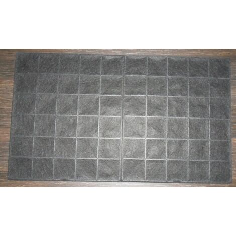 Filtre à charbon 48cm x 29cm pour Hotte DE DIETRICH 72X6293 (1/3)