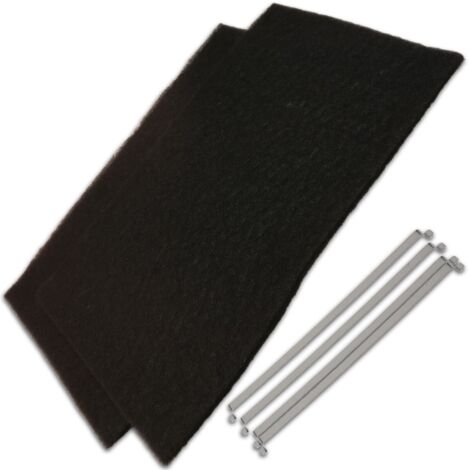 FILTRE CHARBON X2 (335 X 195 M/M ) pour HOTTE BRANDT - 74X5766