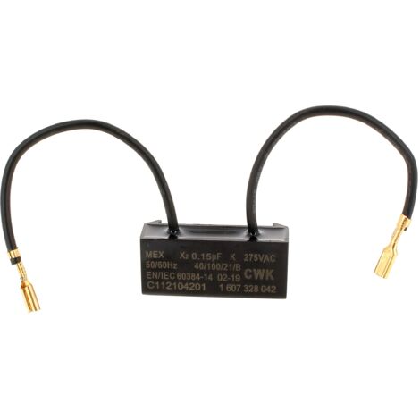 Filtre antiparasite 0,15µf pour ponceuse – Réduction interférences électromagnétiques – Compatible modèles Bosch - bo1607328042