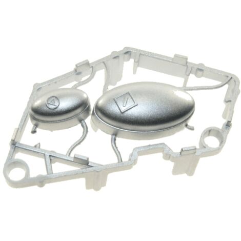 POUSSOIR START/STOP GRIS POUR MICRO ONDES WHIRLPOOL - 481241258973 (1/3)