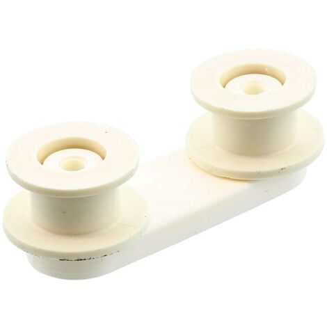Support avec roulette pour Lave-vaisselle Arthur Martin Electrolux Faure 50226819006 (1/2)