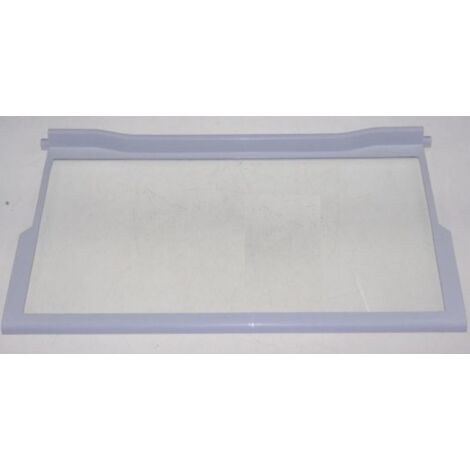 Clayette en verre complète 475x290x5 mm pour Réfrigérateur WHIRLPOOL 481245088134