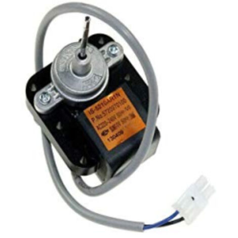 Beko – Moteur de ventilateur pour congélateur – Longueur axe 37mm – Diamètre axe 3.3mm – Dimensions 350mm x 380mm