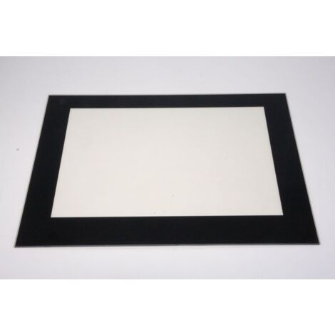 Vitre inférieure 493x435 mm pour four – Remplacement vitre endommagée – Compatible avec WHIRLPOOL 480121101609 – Couleur noire (1/3)