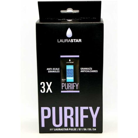 Lot de 3 recharges filtres pour centrale vapeur – Débit vapeur 120g/min – Compatible avec modèles Laurastar – Pour un repassage efficace