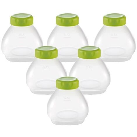 Lot de 6 bouteilles de yaourt à boire pour Yaourtière SEB XF102000