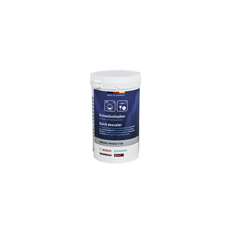Détartrant en poudre universel (250g) pour machine à laver et Lave-vaisselle Bosch, Siemens, Neff - 00312340