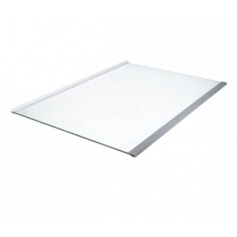 Clayette en verre pour réfrigérateur – 481010667591 – Compatible BAUKNECHT, HOTPOINT ARISTON, IGNIS, INDESIT, LADEN, WHIRLPOOL – Dimensions 485 x 345 mm