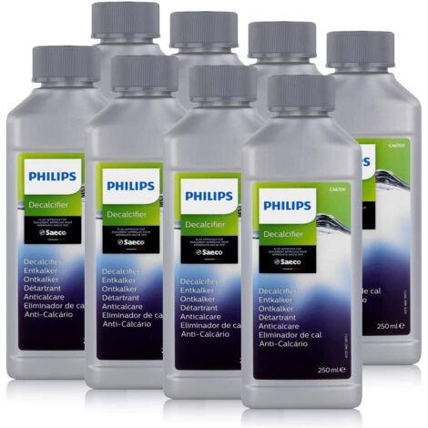 Lot de 8 détartrants (8x 250ml) pour cafetière Expresso Saeco, Philips CA6700/22