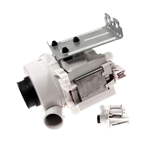 Pompe de lavage pour lave-vaisselle Whirlpool – Puissance 72W – Tension 230V – Connexion 2x 6,3mm – Entrée d'eau 40mm – Drain 27mm - SKIT 1 PH ALU