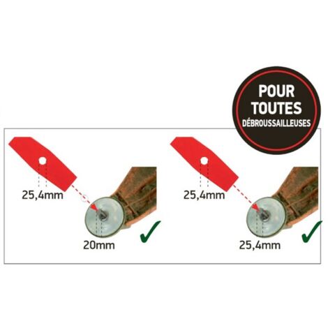 OREGON - Lame de débroussailleuse universelle 3 dents 300MM-3MM - 295507-0