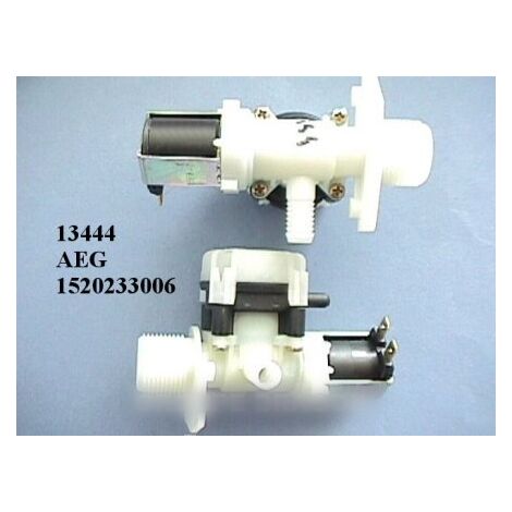 Electrovanne pour Lave-vaisselle Arthur Martin Electrolux Faure 1 voie régénération 1520233006 (1/2)
