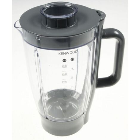 Kenwood – Bol blender acrylique 1.5 L – Compatible robot multifonctions – Résistant aux chocs – Pour préparations culinaires variées