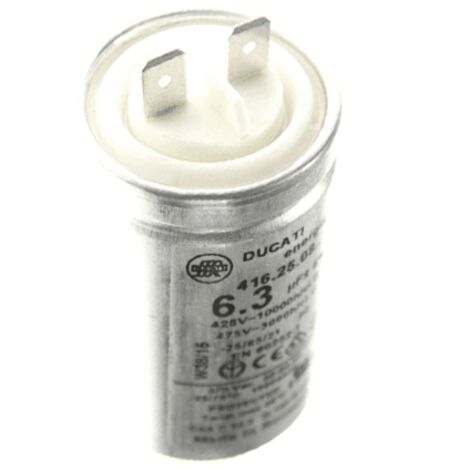 Thomson – Condensateur 6.3 MF 450 V pour hotte – Résistance à la chaleur – Pièce détachée compatible – Référence 77X9214 (1/2)