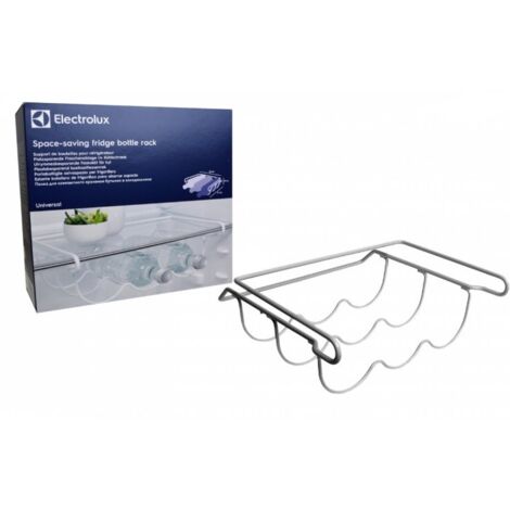 Electrolux – Support bouteilles universel pour réfrigérateur – Accueille jusqu'à 3 bouteilles 1,5L – Optimise l'espace de rangement – Compatible avec tous réfrigérateurs