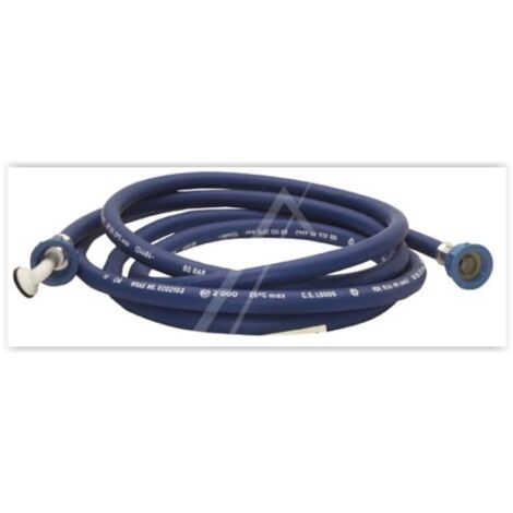 Whirlpool – Tuyau d'alimentation flexible 3,5m pour lave-linge – Raccord visser 20/27 – Température max 25°C – Pression max 60 bars – 481953028935