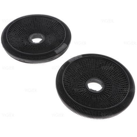 Lot de 2 filtres à charbon d'origine Hotte 33004896 FAURE Hotte 33004896 FAURE