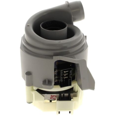 Pompe de cyclage et de chauffage pour lave-vaisselle – Compatible Bosch, Siemens, Neff – Dimensions 140x115x100mm – Entrée 35mm, sortie 28mm