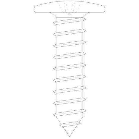 Vis 3.5 x 16 pour réfrigérateur, congélateur Arthur Martin, AEG, SMEG, Kupperbusch, Electrolux, Zanussi - 2290013032 (1/3)