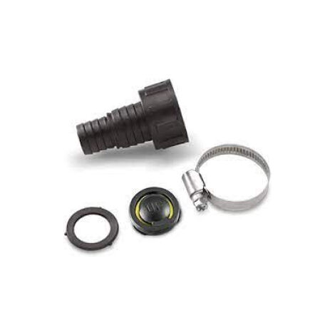 Kärcher – Raccord rapide pour pompe 30,3 mm (1") – Filetage pivotant – Clapet anti-retour inclus – Pour tuyaux 3/4" et 1"