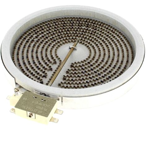 Foyer radiant 1700W - Diamètre : 200 mm pour four, cuisinière Whirlpool, Bosch, Bauknecht, Laden - 480121101516