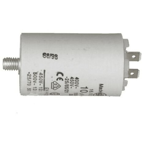Condensateur 10 µF Pour Sèche-linge Whirlpool - Référence 481010743850, Neuf D'origine